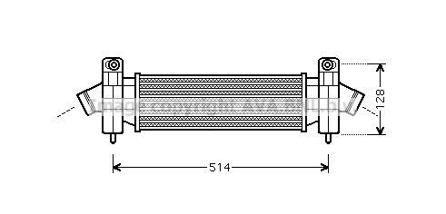 AVA QUALITY COOLING Kompressoriõhu radiaator FDA4341